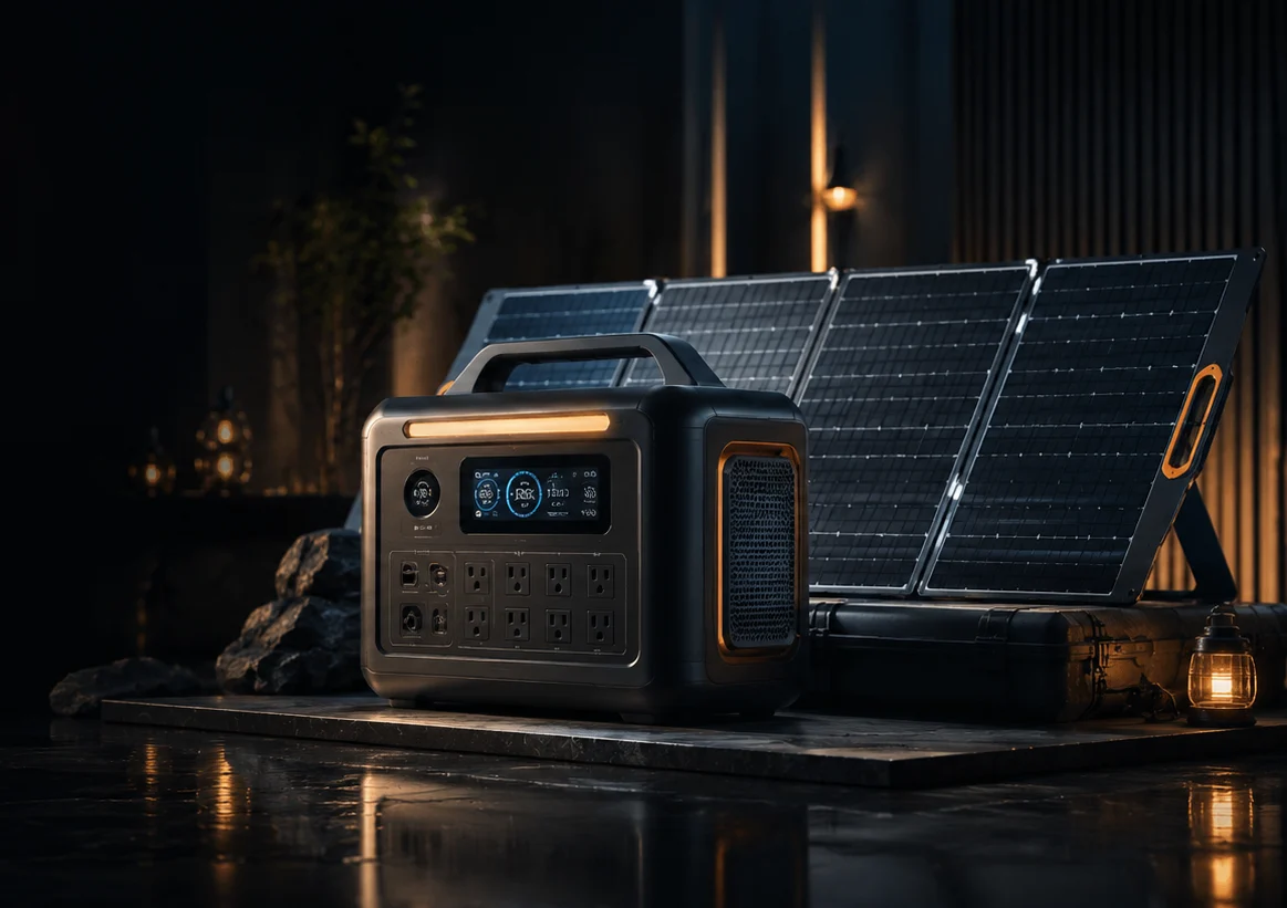 Solar generator setup for home backup power