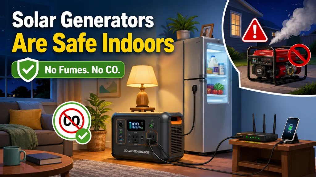 Are Solar Generators Safe Indoors