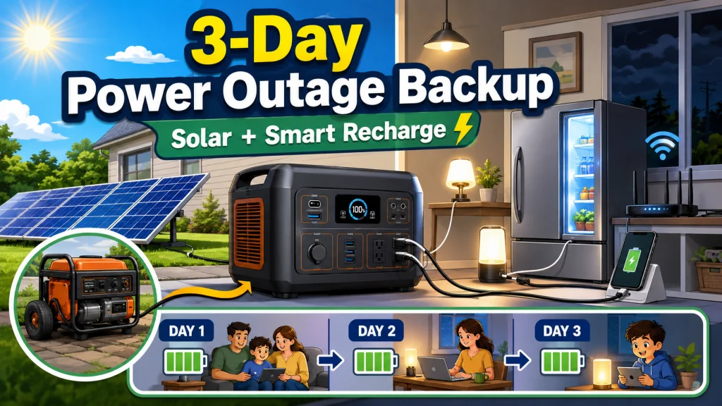 Best Solar Generator For 3 Day Power Outage