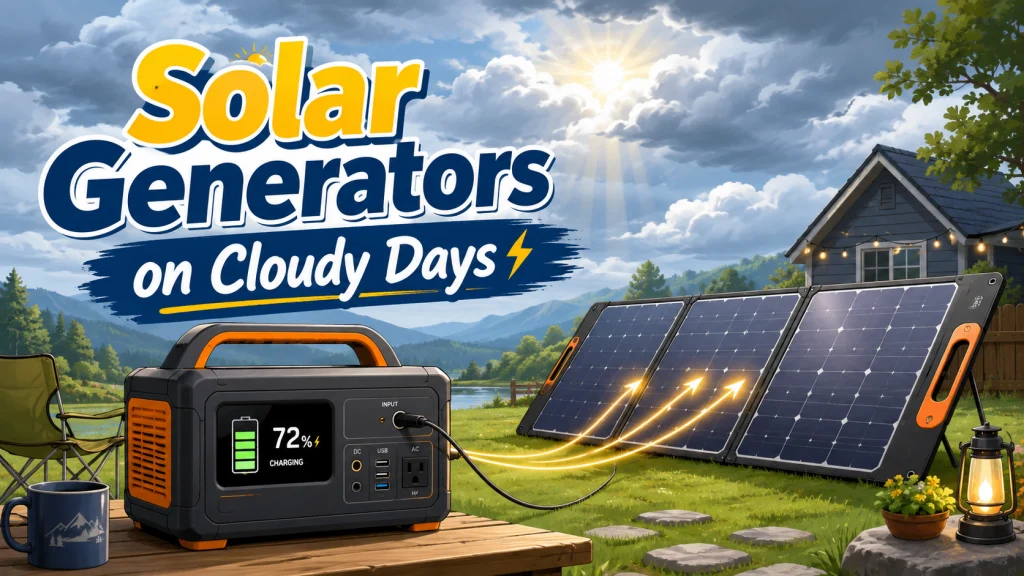 Do Solar Generators Work On Cloudy Days