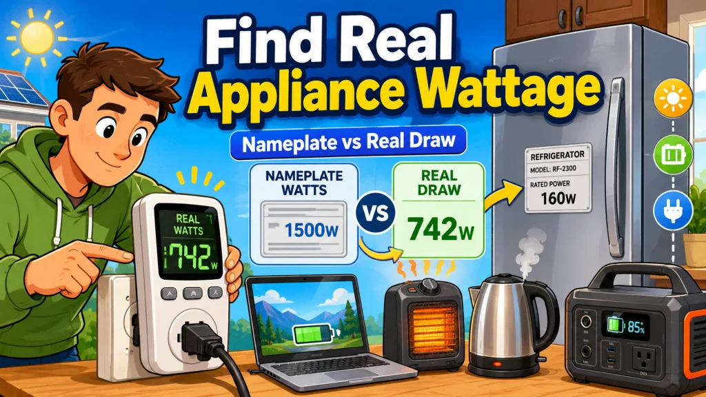 How To Find Appliance Wattage