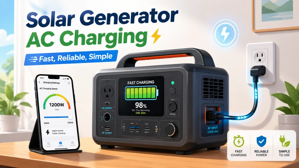 Solar Generator Ac Charging