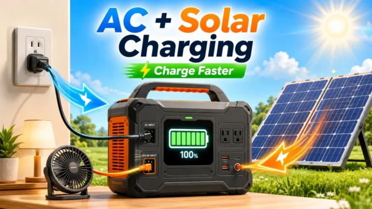 Solar Generator Simultaneous Charging: How to Combine AC and Solar to Charge Faster