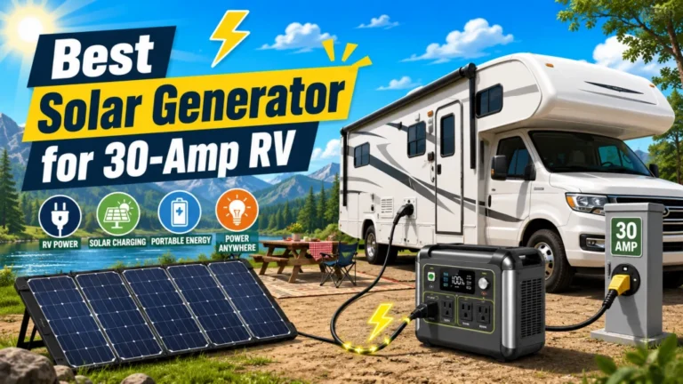 Best Solar Generator for 30-Amp RV: What the Service Amperage Means for Which Unit Works