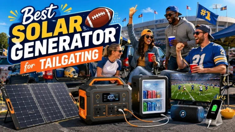 Best Solar Generator for Tailgating: What You Actually Need to Power a Mini Fridge, TV, and Sound System in a Parking Lot