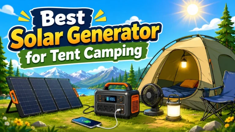 Best Solar Generator for Tent Camping: The Weight Limit That Ends Most Buying Decisions