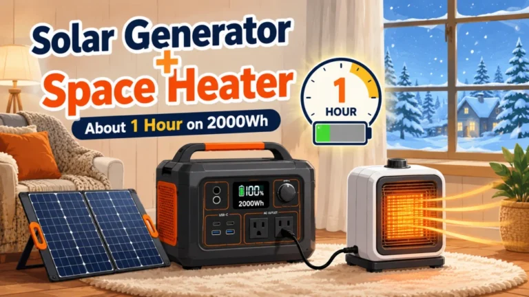Can a Solar Generator Run a Space Heater? The Energy Math That Changes the Answer