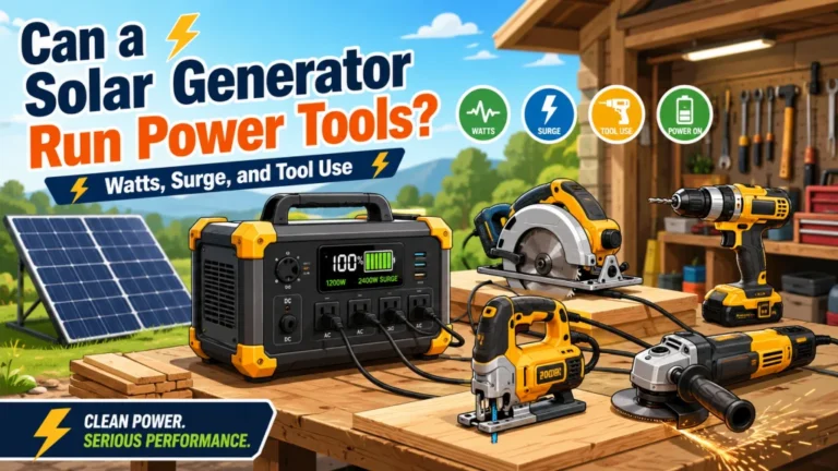 Can a Solar Generator Run Power Tools? What Contractors and DIYers Need to Know Before Showing Up On Site