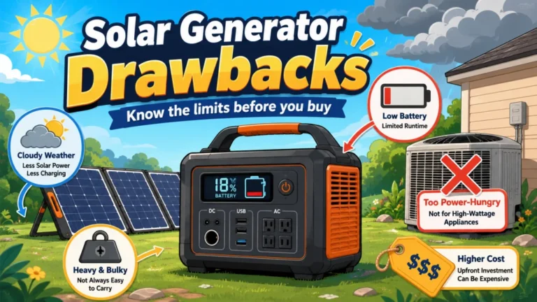 Solar Generator Disadvantages: What the Brands Will Never Tell You (and Why They Still Make Sense)