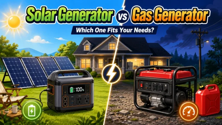 Solar Generator vs Gas Generator: An Honest Side-by-Side From Someone Who Has Owned Both