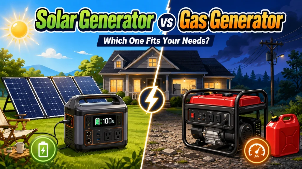 Solar Generator Vs Gas Generator
