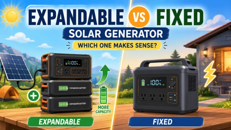 Best Expandable Solar Generator: When It Makes Sense to Buy Small Now and Scale Later