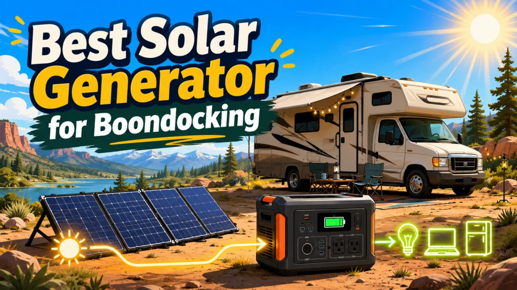 Best Solar Generator For Boondocking
