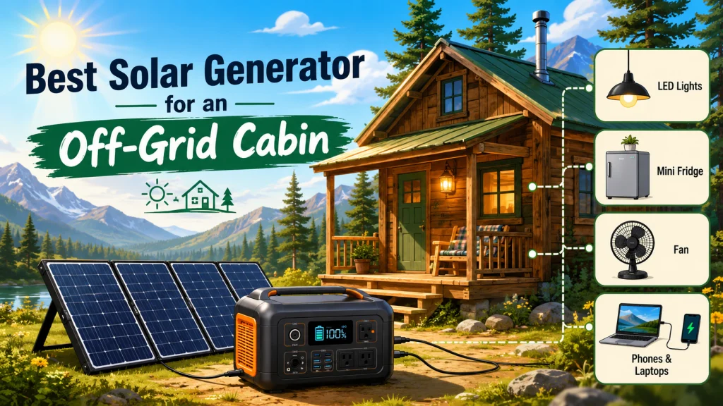 Best Solar Generator For Off Grid Cabin