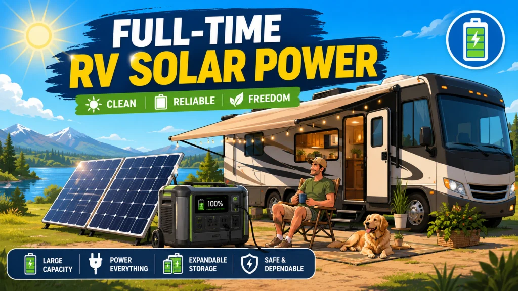 Best Solar Generator For Rv Full Time Living