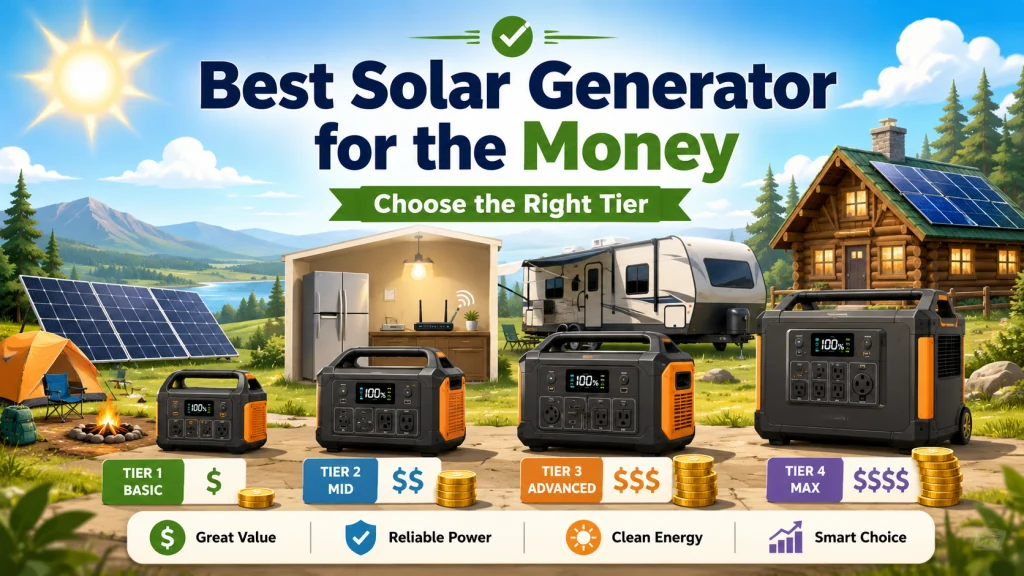 Best Solar Generator For The Money