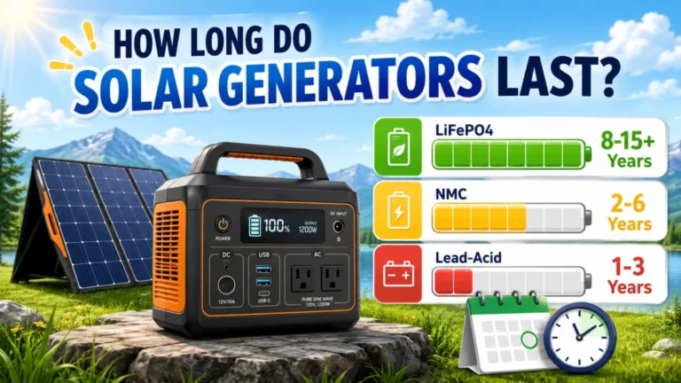 How Long Do Solar Generators Last? The Answer Depends Entirely on This One Number