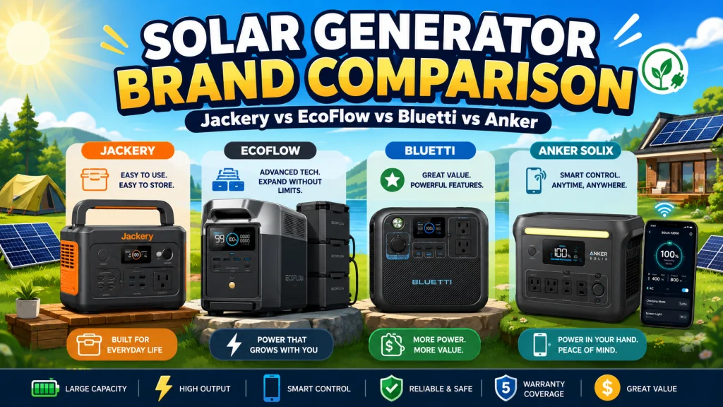Jackery Vs Ecoflow Vs Bluetti