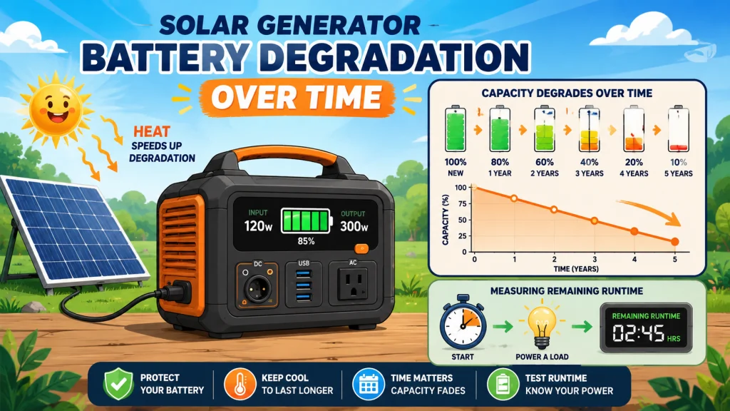Solar Generator Battery Degradation