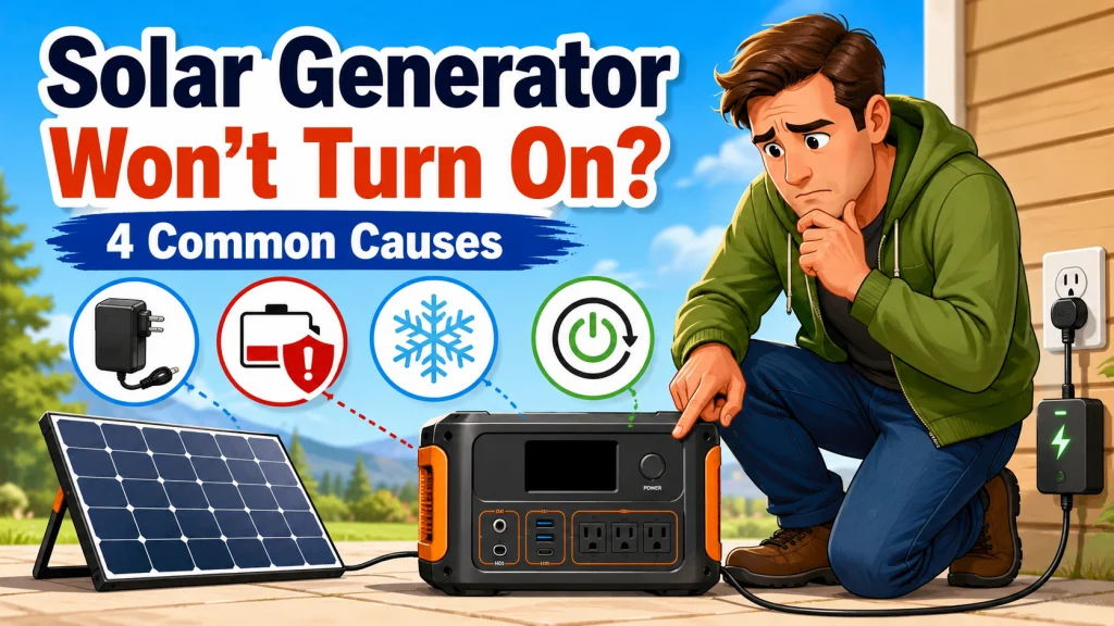 Solar Generator Not Turning On