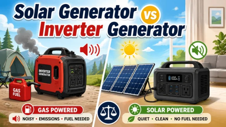Solar Generator vs Inverter Generator: Why Both Are Called Generators but Work Completely Differently